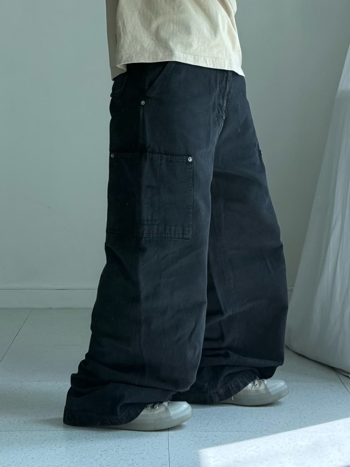 쿠어 오버 다잉 페이디드 워크팬츠 상품이미지2