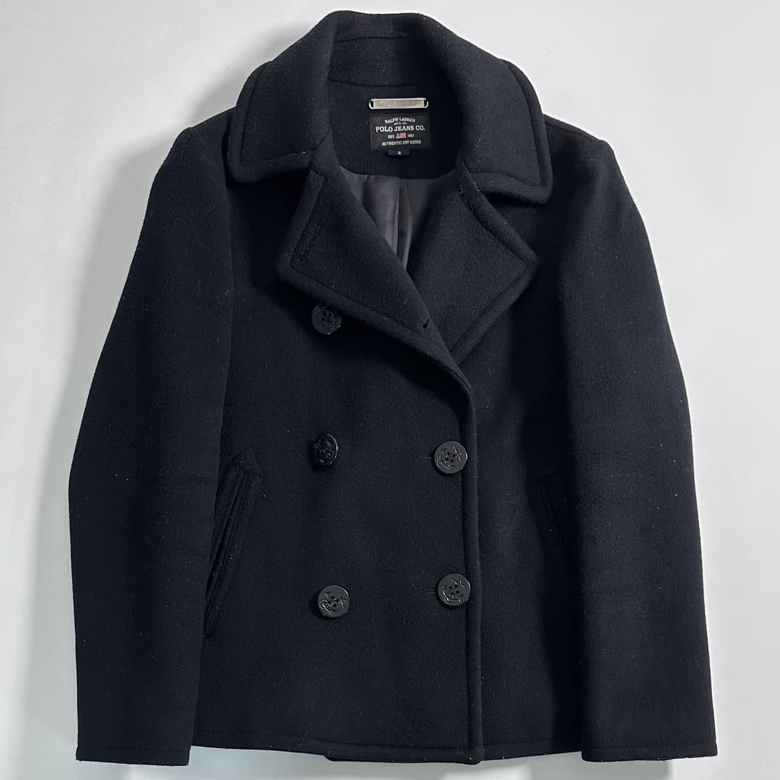 폴로 진스 우먼스 울 숏 피코트  상품이미지1