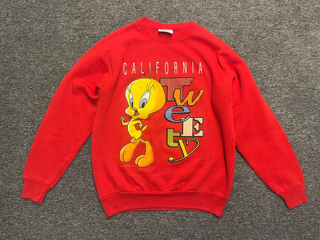 [95] 90s 벨바쉰 VELVASHEEN 트위티 맨투맨  상품이미지1