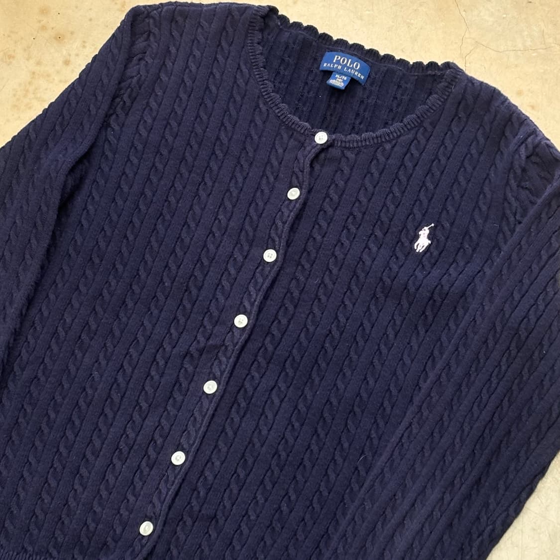 🫶🏻 폴로랄프로렌 여성용 Navy 니트 가디건 🫶🏻 상품이미지2