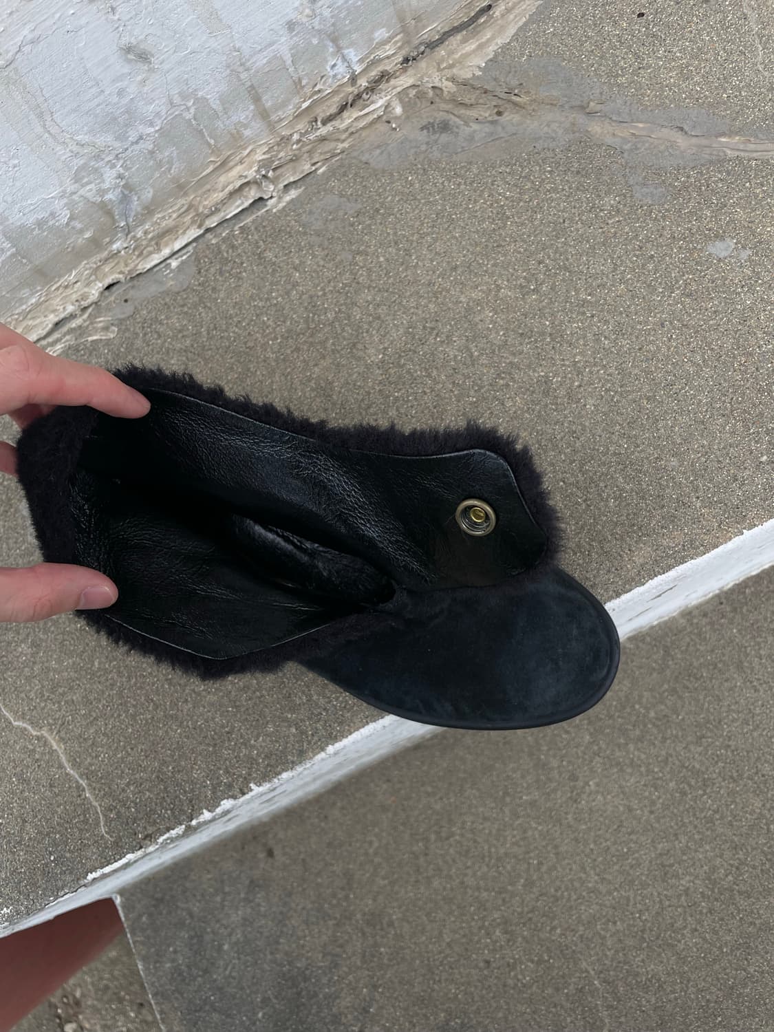 Yohji yamamoto 스웨이드 퍼 shoes 상품이미지4