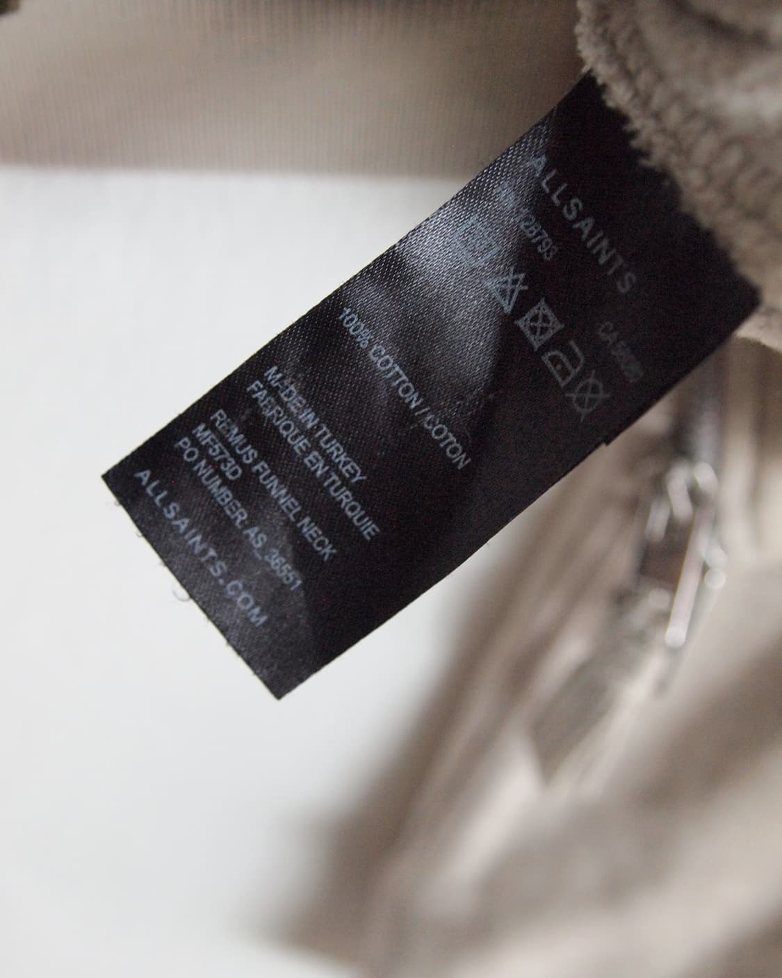 allsaints uk 올세인츠 asymmetric 아티저널 사선집업 상품이미지10