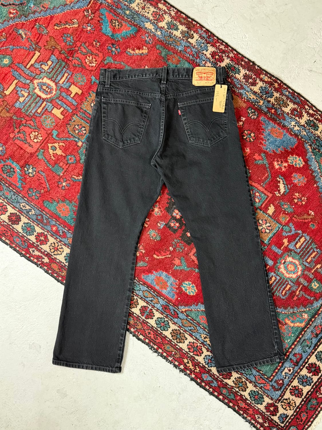 00's 리바이스 517 블랙 부츠컷 플레어진 상품이미지3