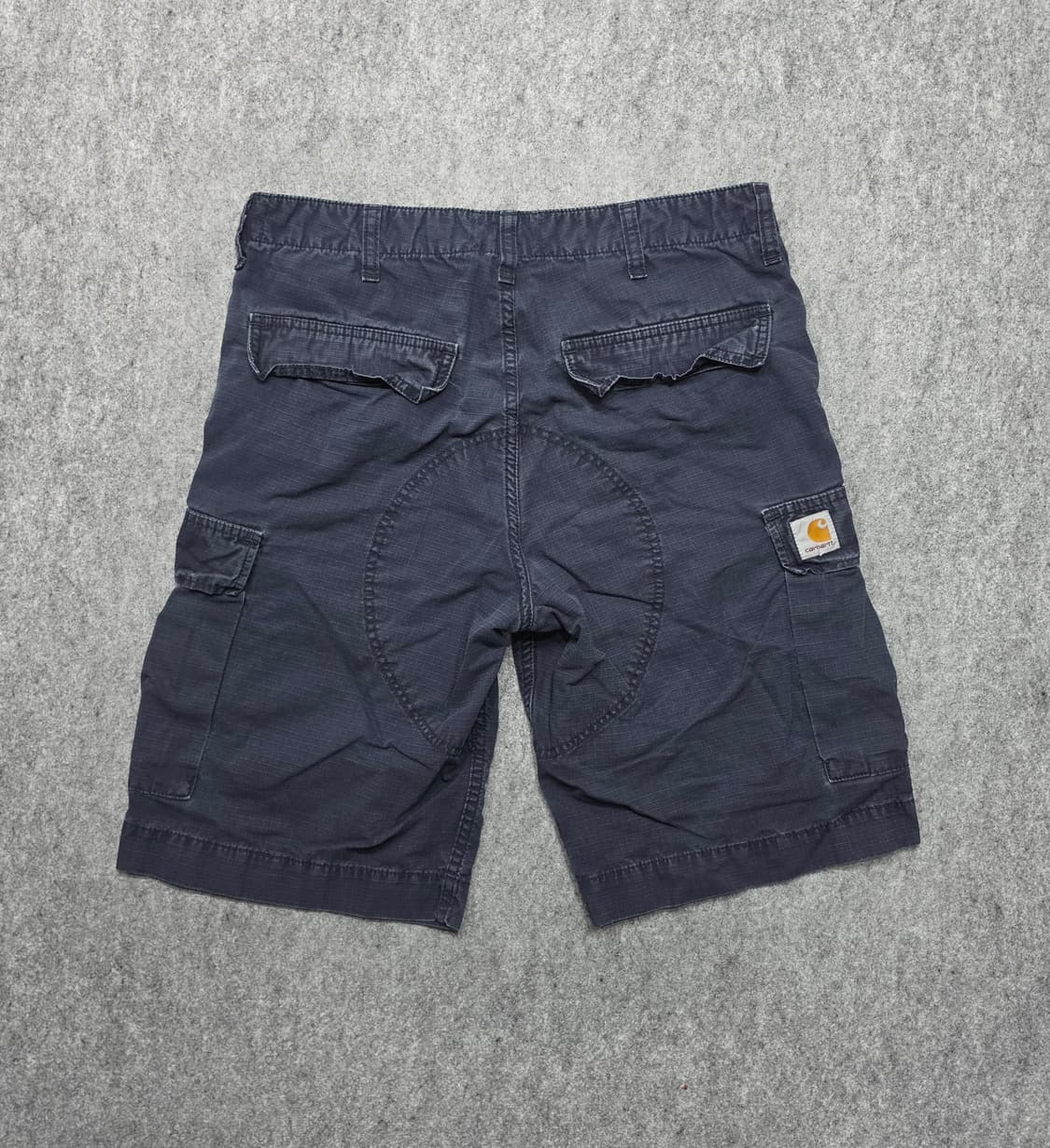 칼하트 WIP 립스탑 레귤러 카고 쇼츠 하프팬츠 반바지 네이비 32 상품이미지2