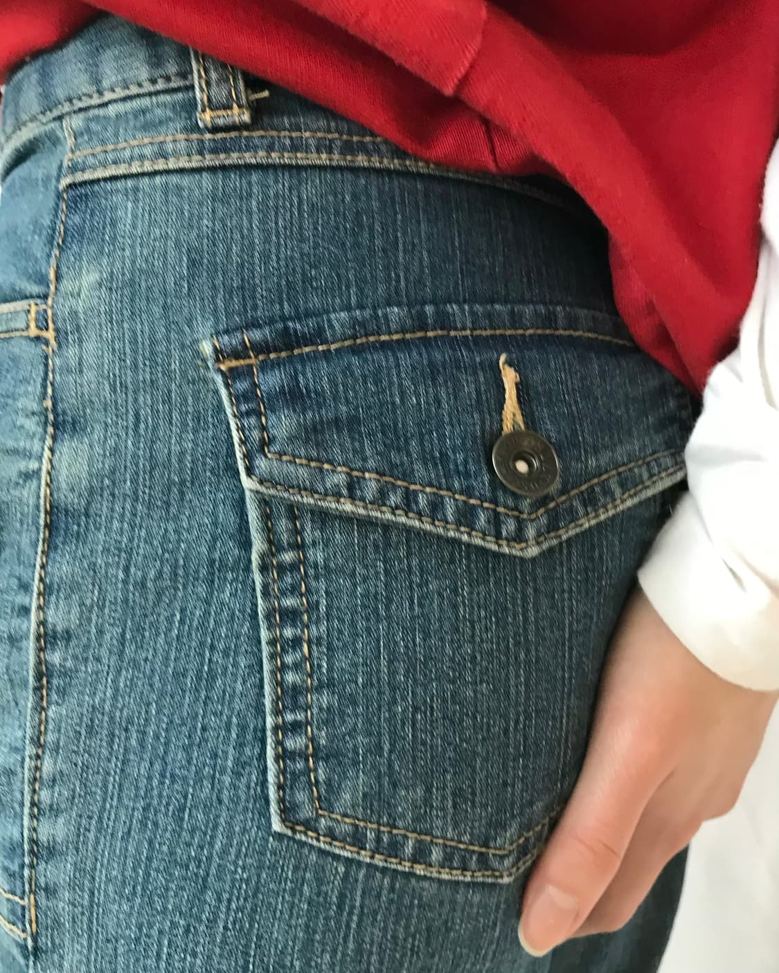 포켓 연청바지  상품이미지6