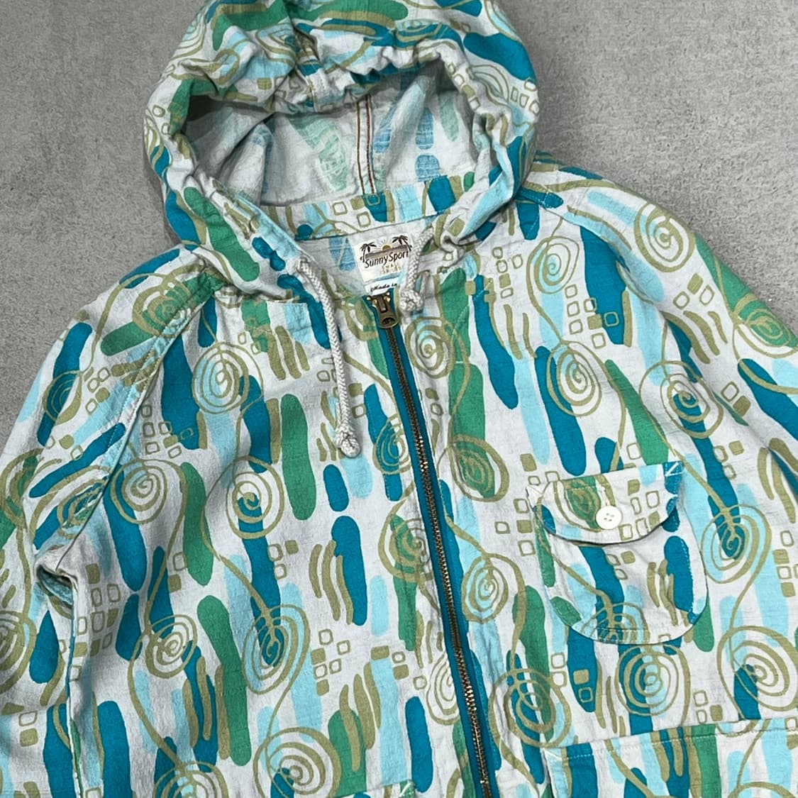 써니스포츠 패턴 후드집업 s10069 상품이미지4