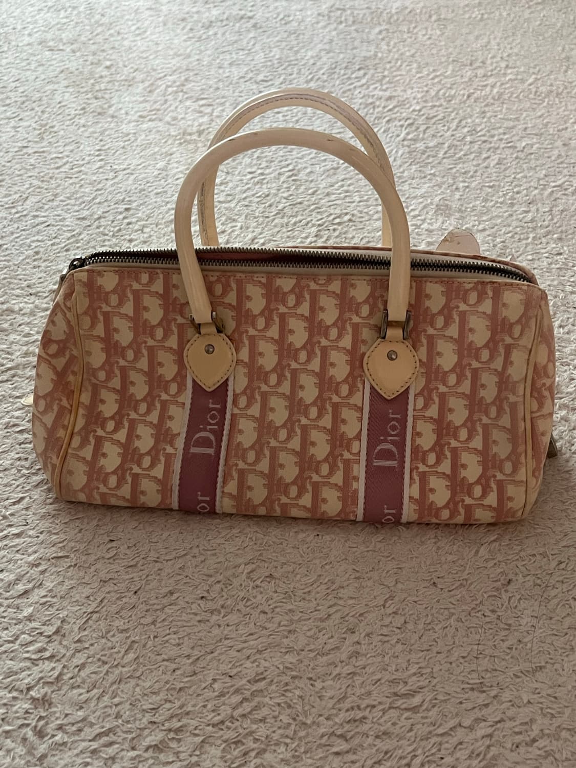 디올 오블리크 토트백 핑크 상품이미지5