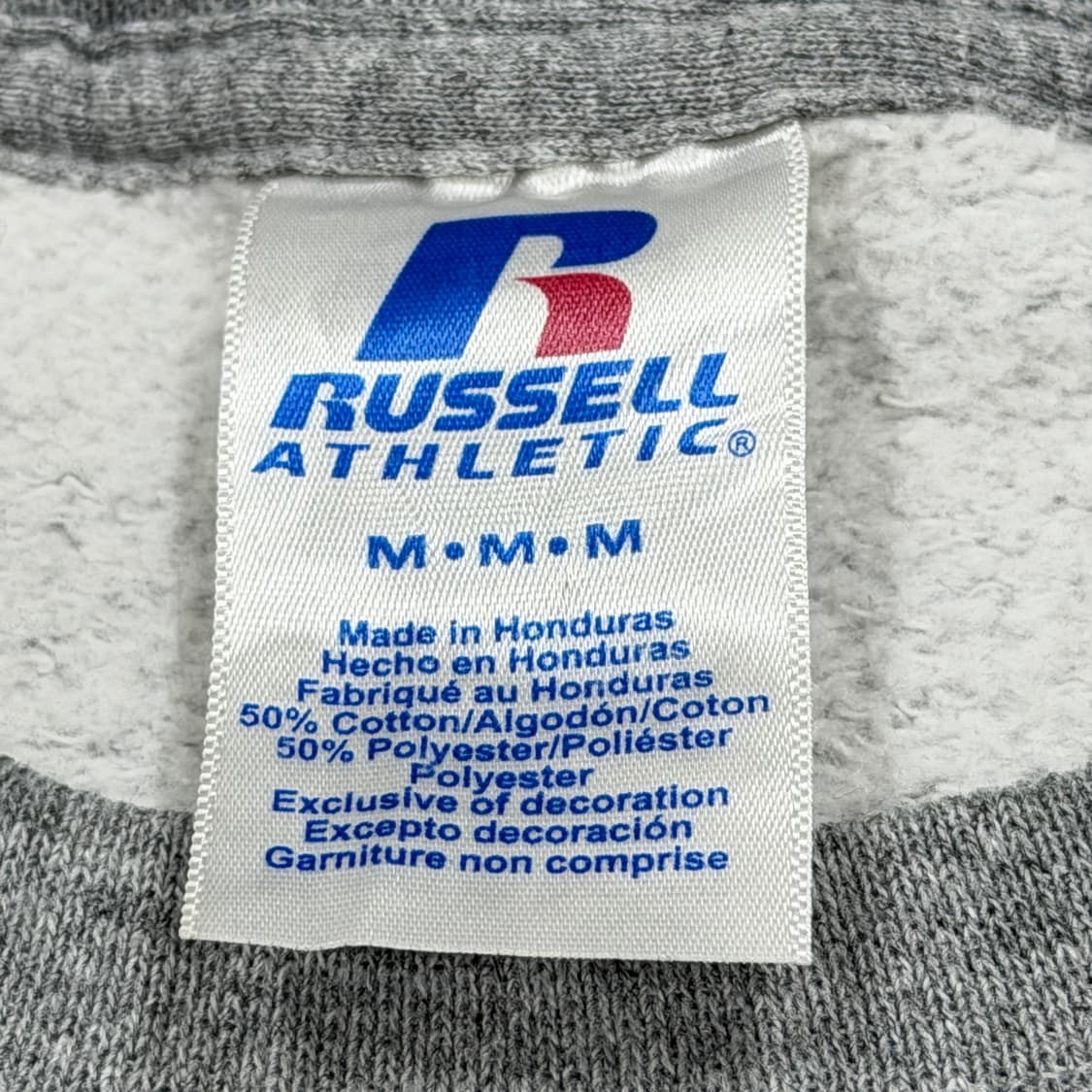 러셀 빈티지 스웻 기모 맨투맨 그레이 M 상품이미지4