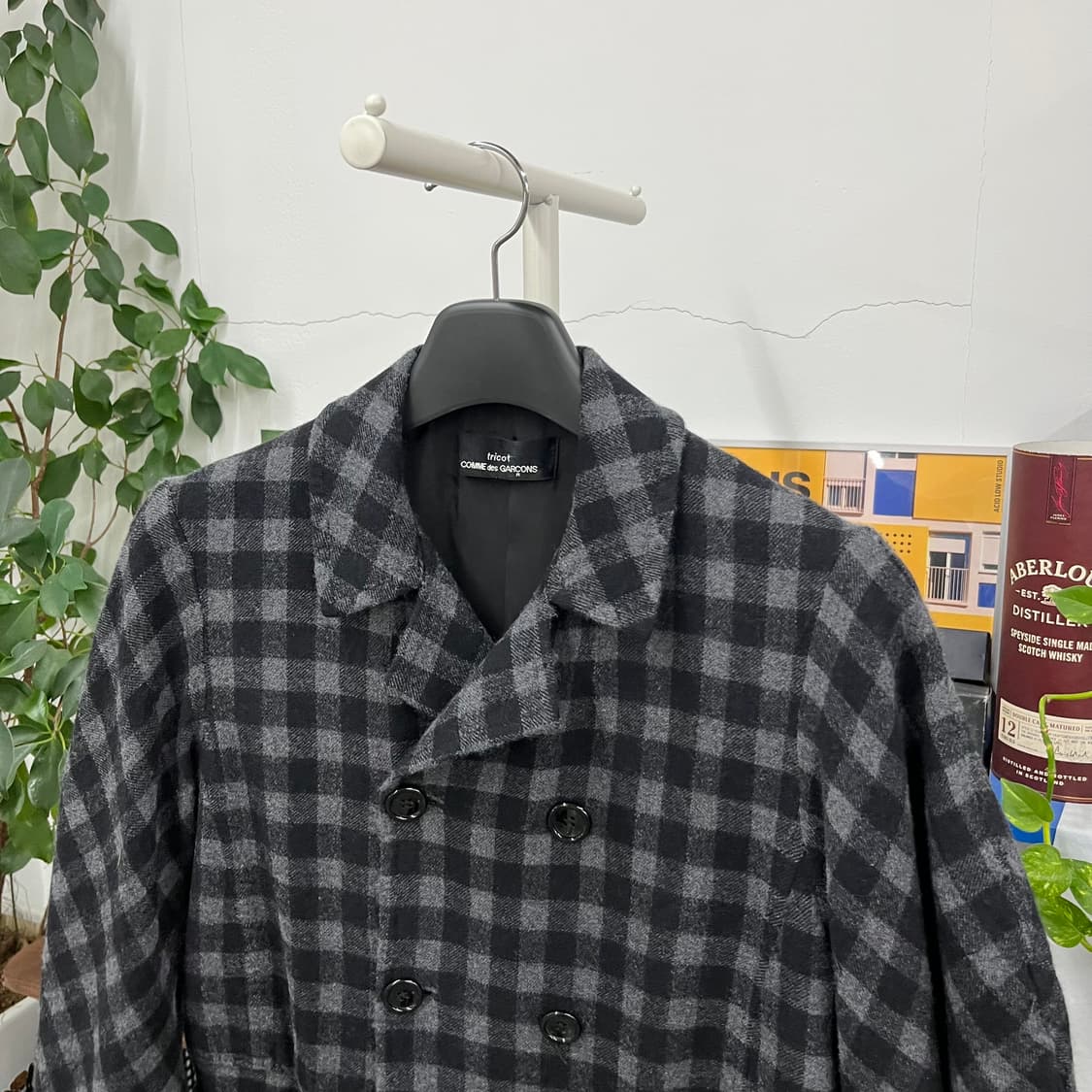 꼼데가르송 트리콧 울코트 S 상품이미지2