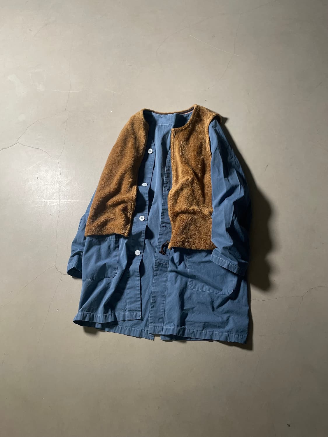 H•d One off  Indigo Dyed Field Coat 상품이미지2