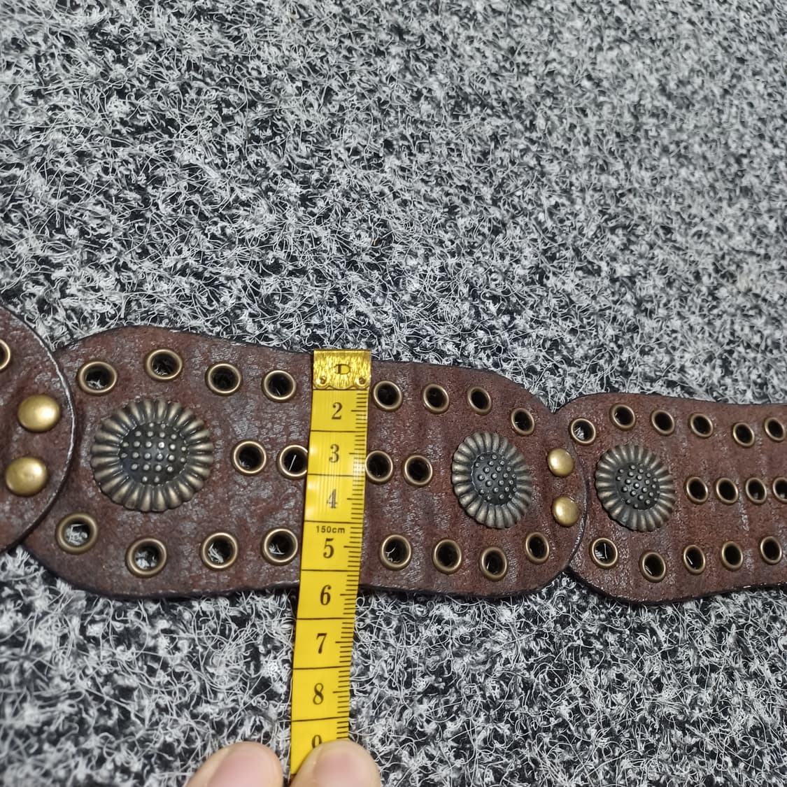 빈티지 유니크 금장 벨트  상품이미지5