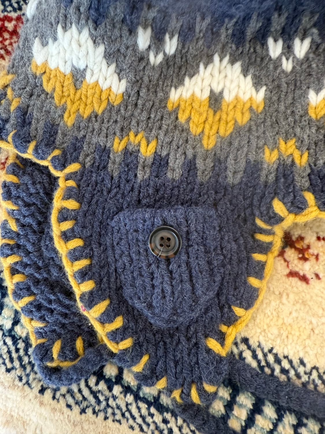 디젤 니트 이어플랩 비니 상품이미지5