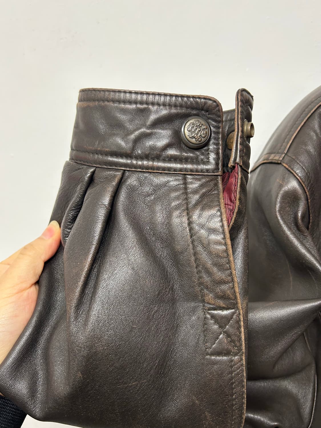 런던포그 밍크 퍼 가죽자켓 100 상품이미지3