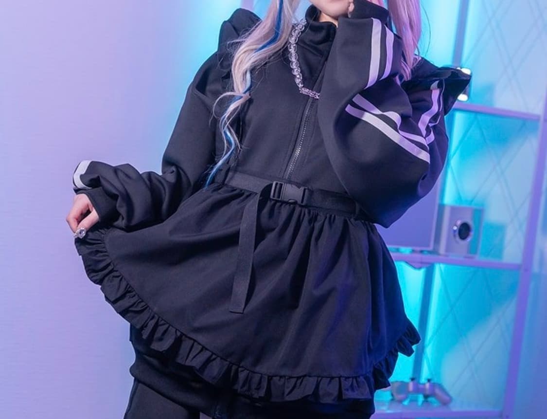 ACDC rag 게임오버 에이프런 Black 서브컬쳐 메이드 상품이미지1