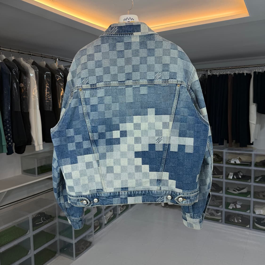 [리오브] 루이비통 X 퍼렐 다미에 클래식 데님 트러커 자켓 상품이미지2
