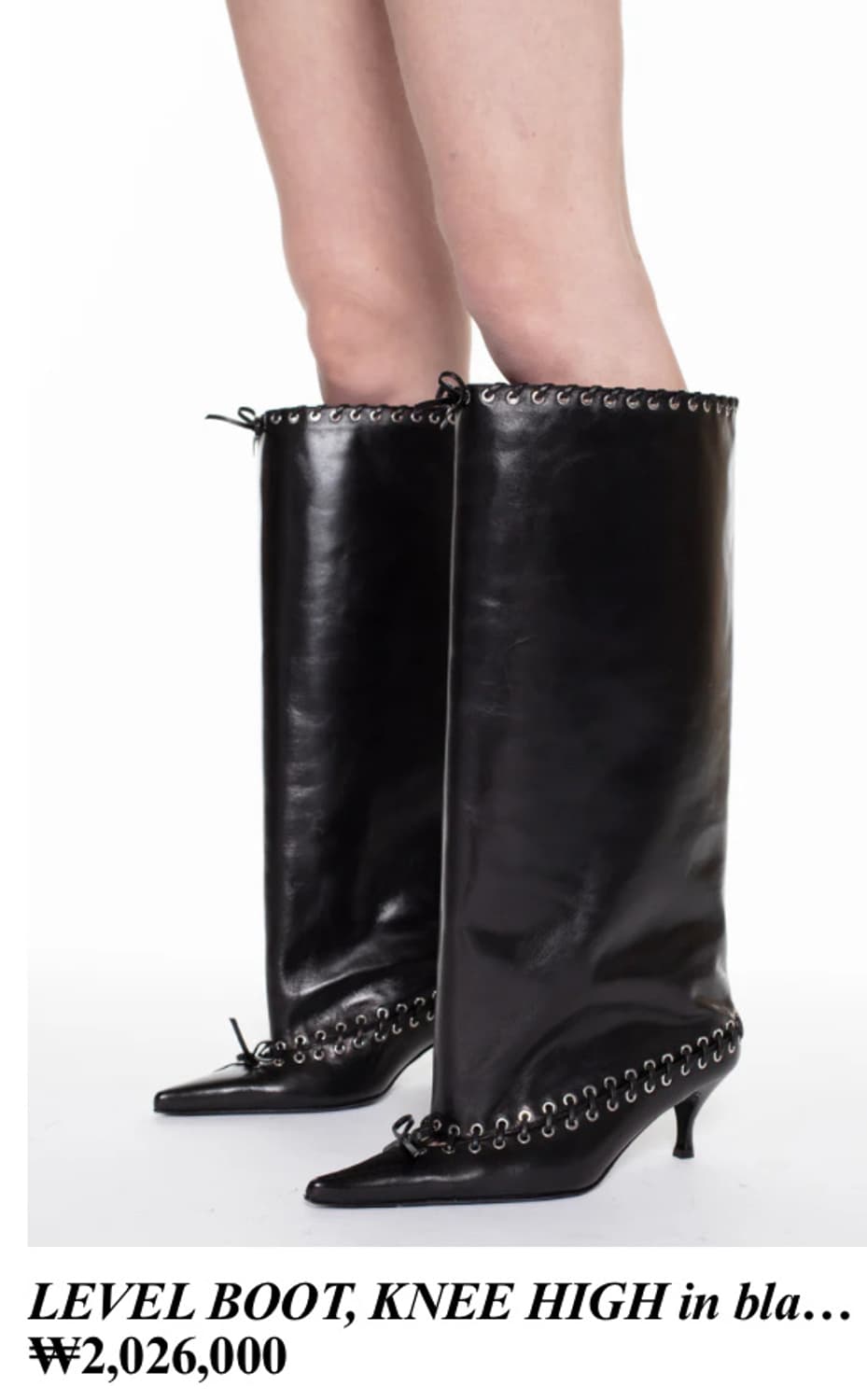 [38]어거스트 바론 All-in 25ss 레벨 힐 부츠 상품이미지8