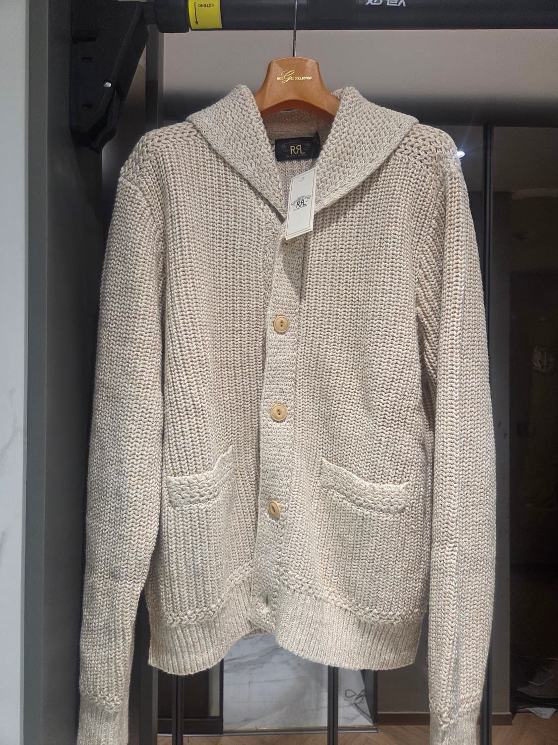 RRL 26SS 신상 코튼 숄카라 카디건 상품이미지3