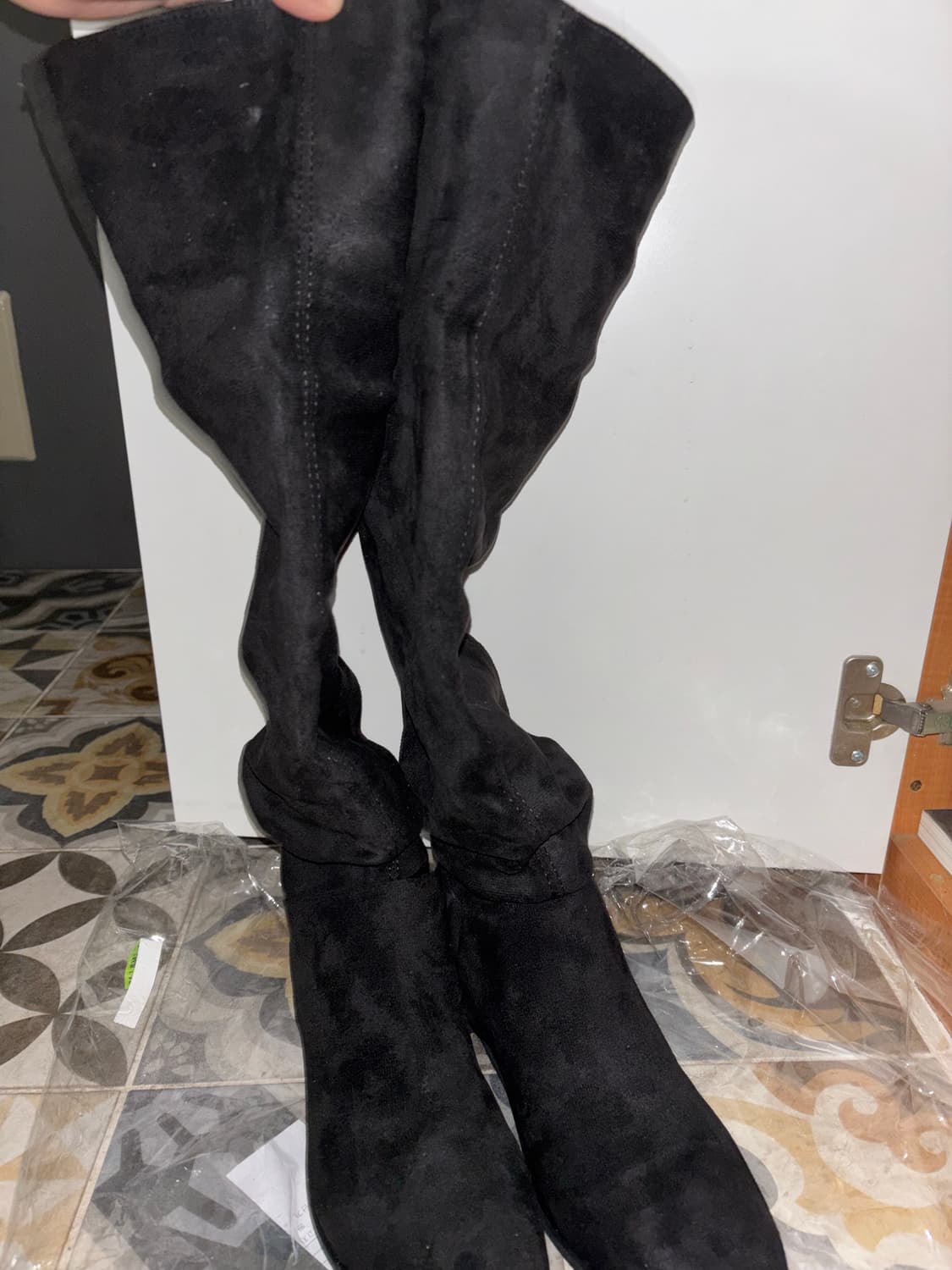 주름 셔링 롱부츠 상품이미지3