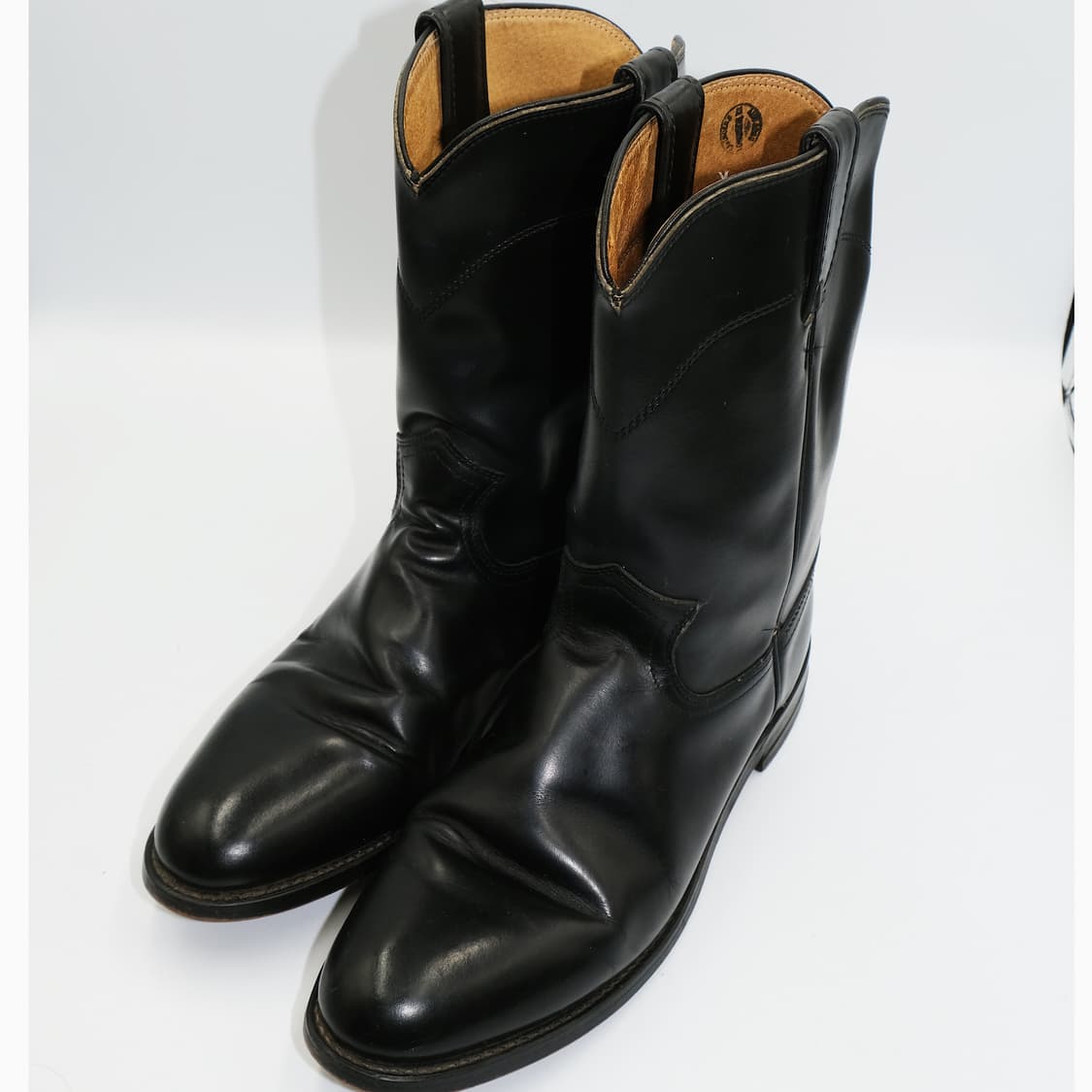 빈티지 저스틴 웨스턴 레더 부츠 9B(260-265)사이즈 BT26008 상품이미지5