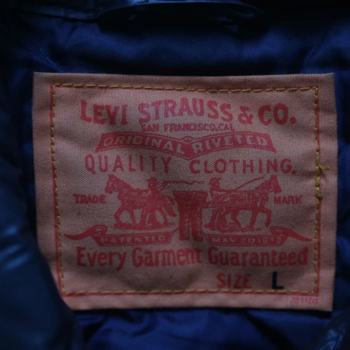 리바이스 블랙 패딩 셔츠 60625 상품이미지7