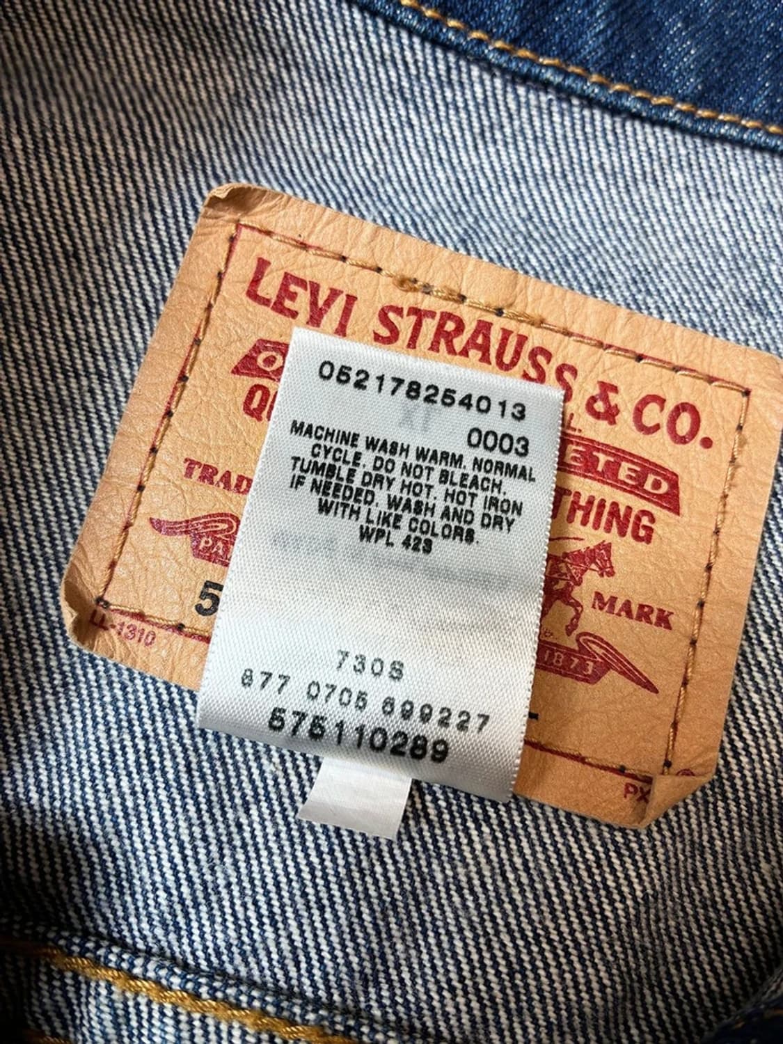 리바이스 00's 빈티지핏 데님 트러커 자켓 PN7353 상품이미지10