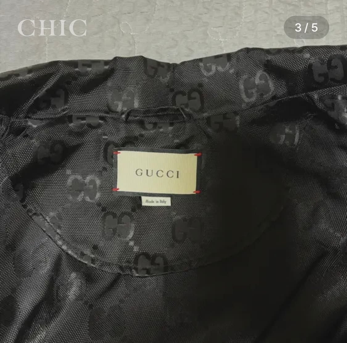 [구찌 오프 더 그리드 GG 로고 수프림 집업 자켓] 상품이미지3