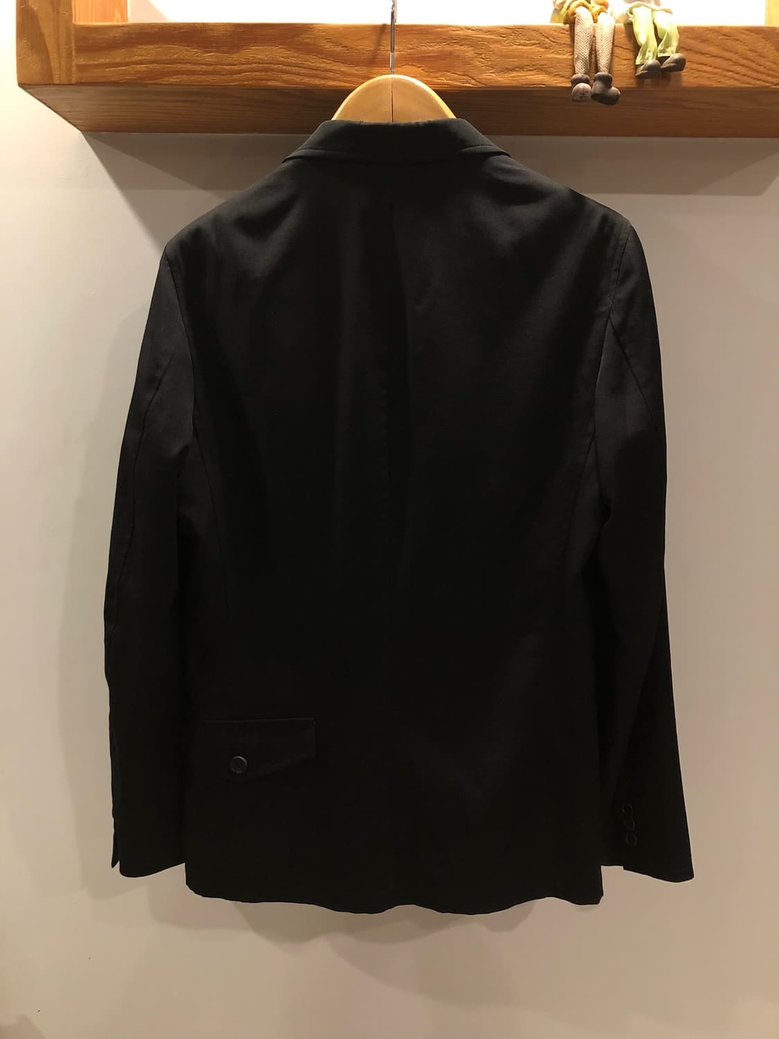 요지야마모토 뿌르옴므 17ss 테일러드 비대칭 재킷 상품이미지3