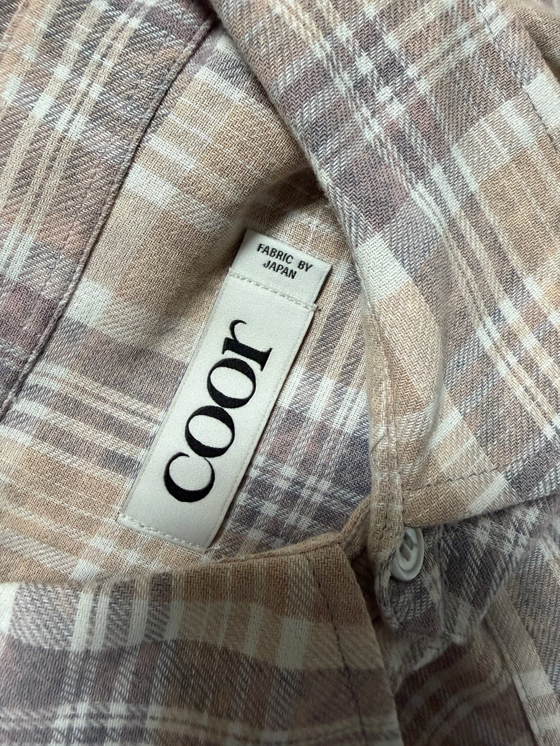 L)쿠어 마드라스 체크 살몬블루그레이 상품이미지3