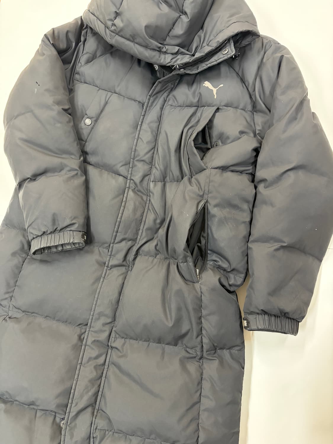 푸마 빅로고 롱패딩 상품이미지5