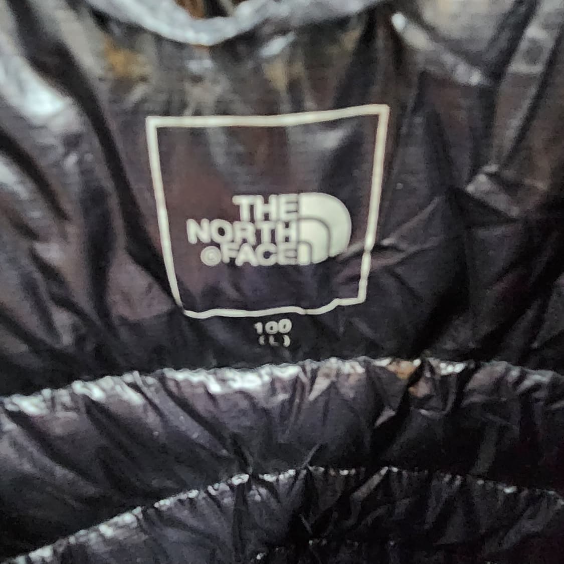 노스페이스 초 경량 구스다운 스트링 패딩 L 상품이미지7