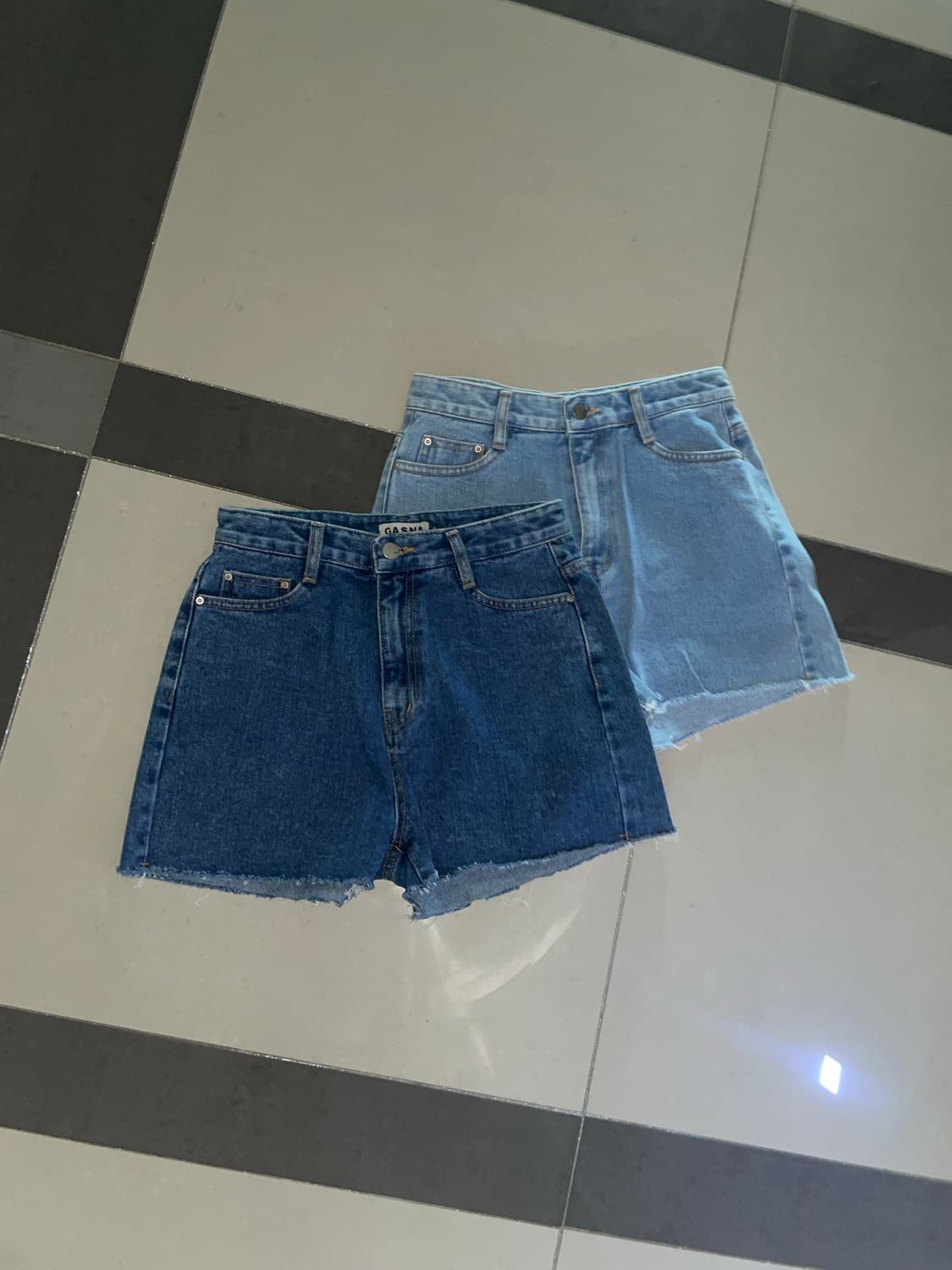 데님 숏 반바지 새제품! 상품이미지3