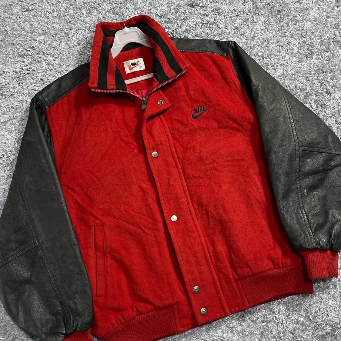 1990s 나이키 NIKE 소가죽 배스킷볼 자켓 상품이미지4