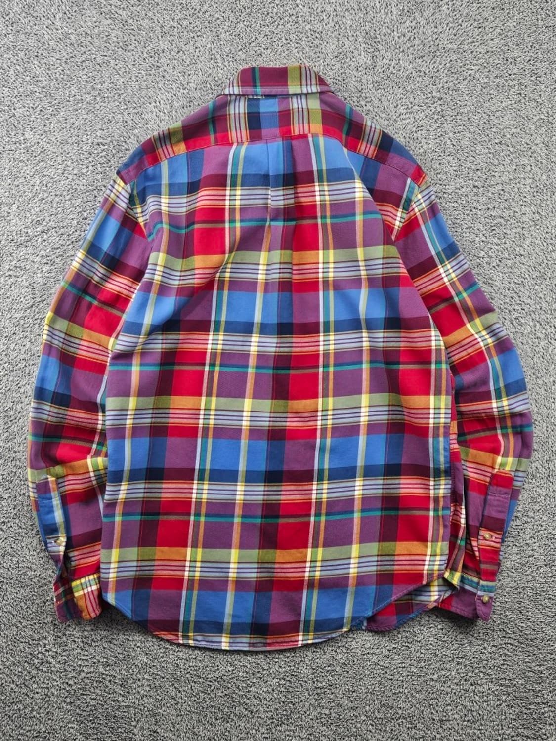 폴로랄프로렌 슬림핏 마드라스 체크 셔츠 ( L ) / 11609 상품이미지5