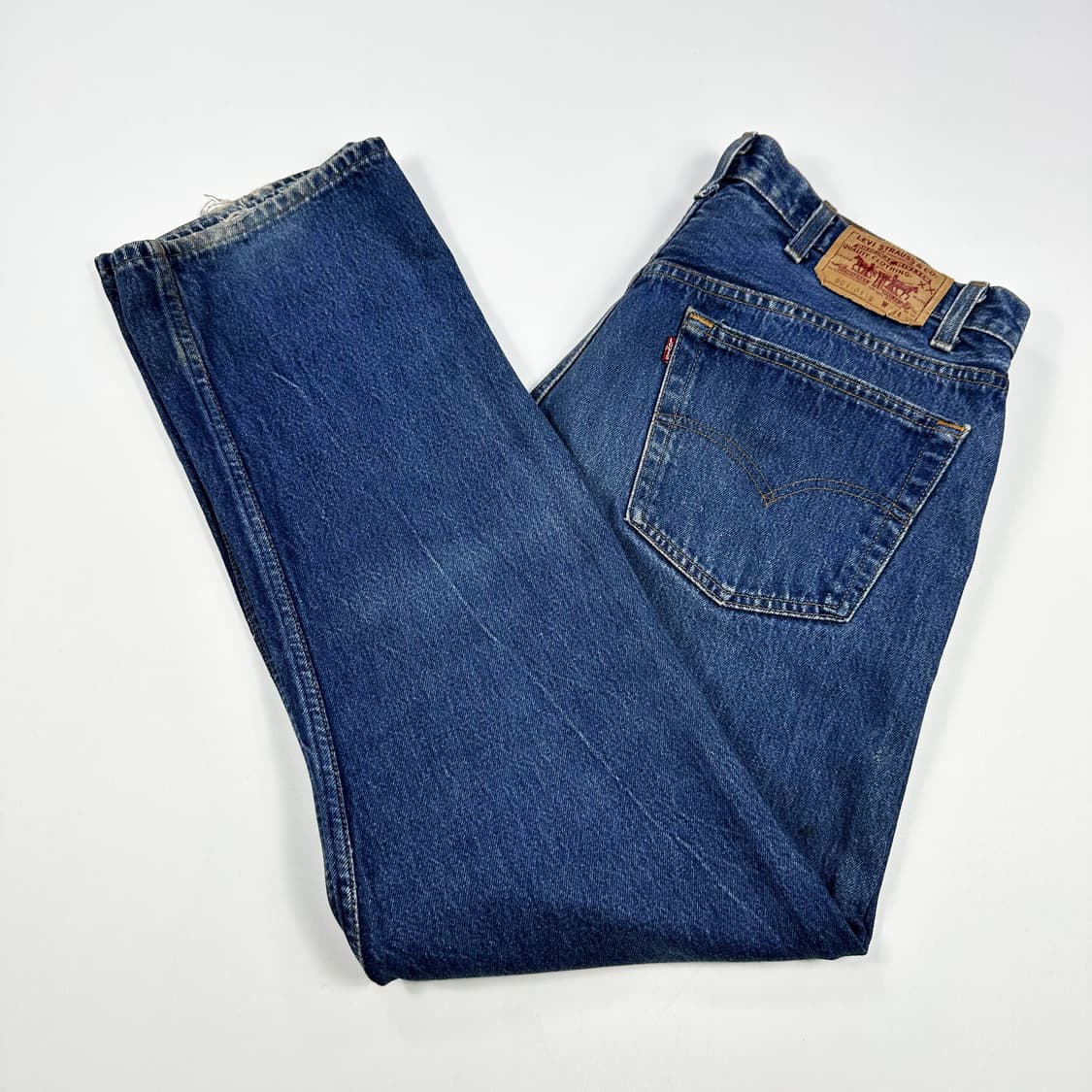 38 80s USA 리바이스 레귤러 트라우져 데님팬츠 상품이미지1