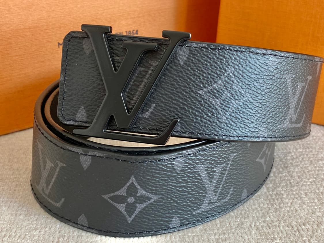 루이비통 LV 블랙 이니셜 이클립스 벨트 40mm 85사이즈 상품이미지1