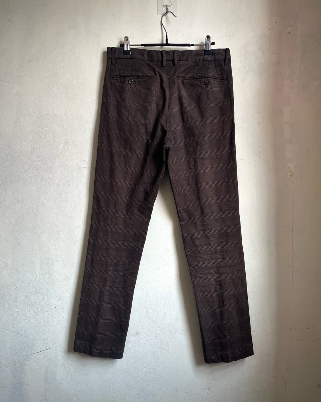 TAKEO KIKUCHI Gothic Brown Check Trouser 상품이미지7
