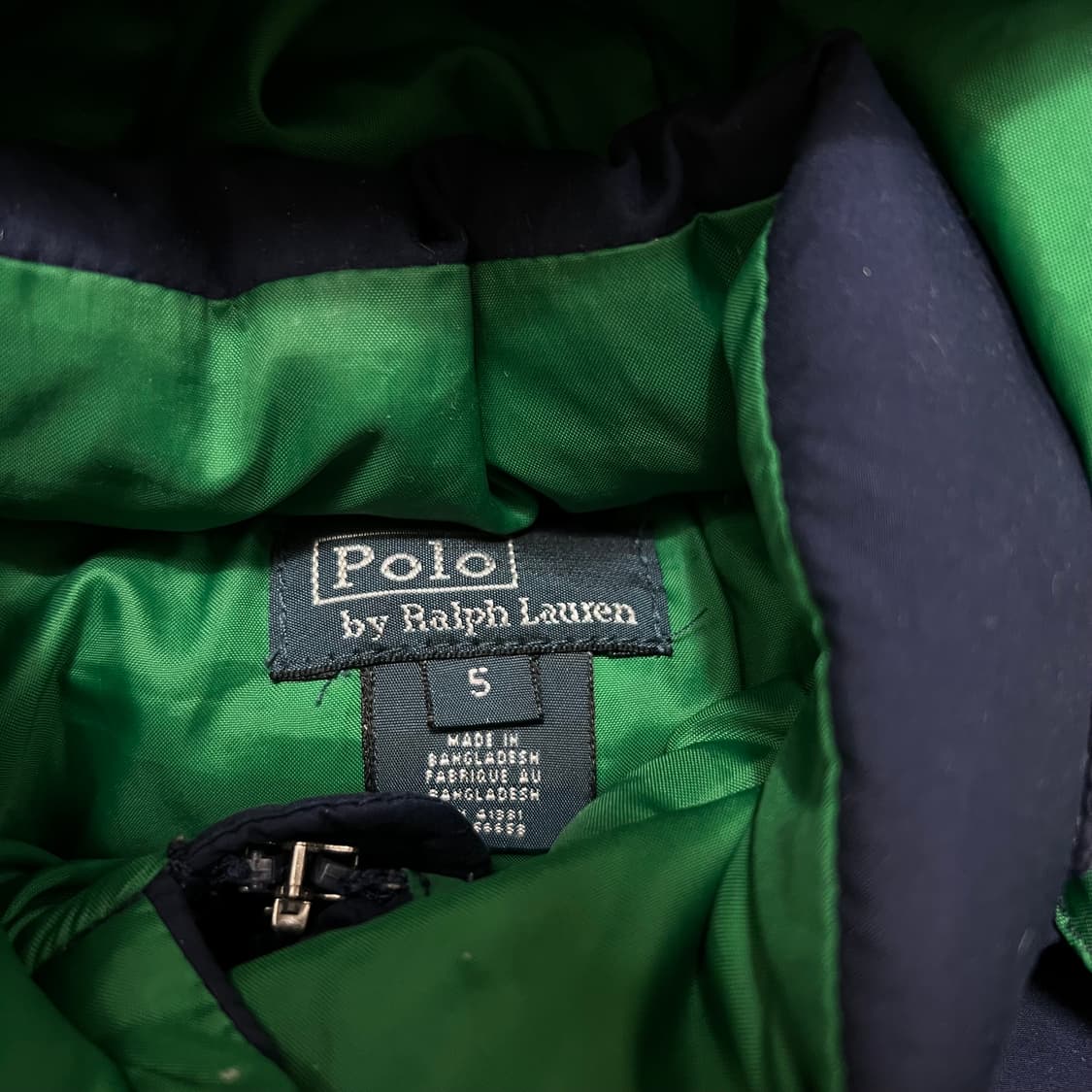 폴로 랄프로렌 키즈 덕다운 스몰포니 후드 패딩 점퍼 [네이비] 5세 상품이미지5