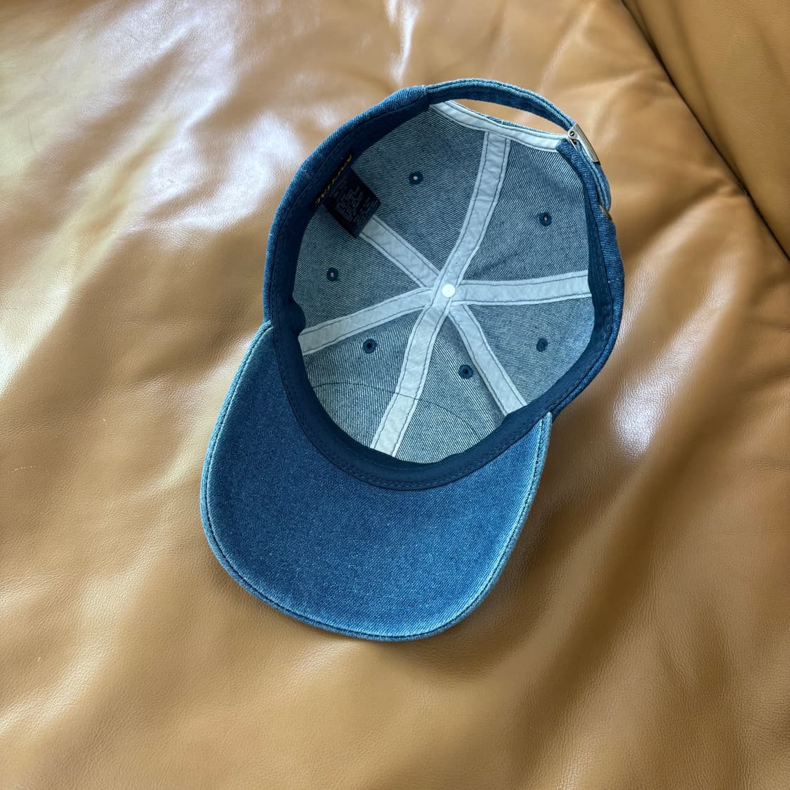 Kapital 캐피탈 오사카 한정 6패널 볼캡 모자 워시드 데님 상품이미지6