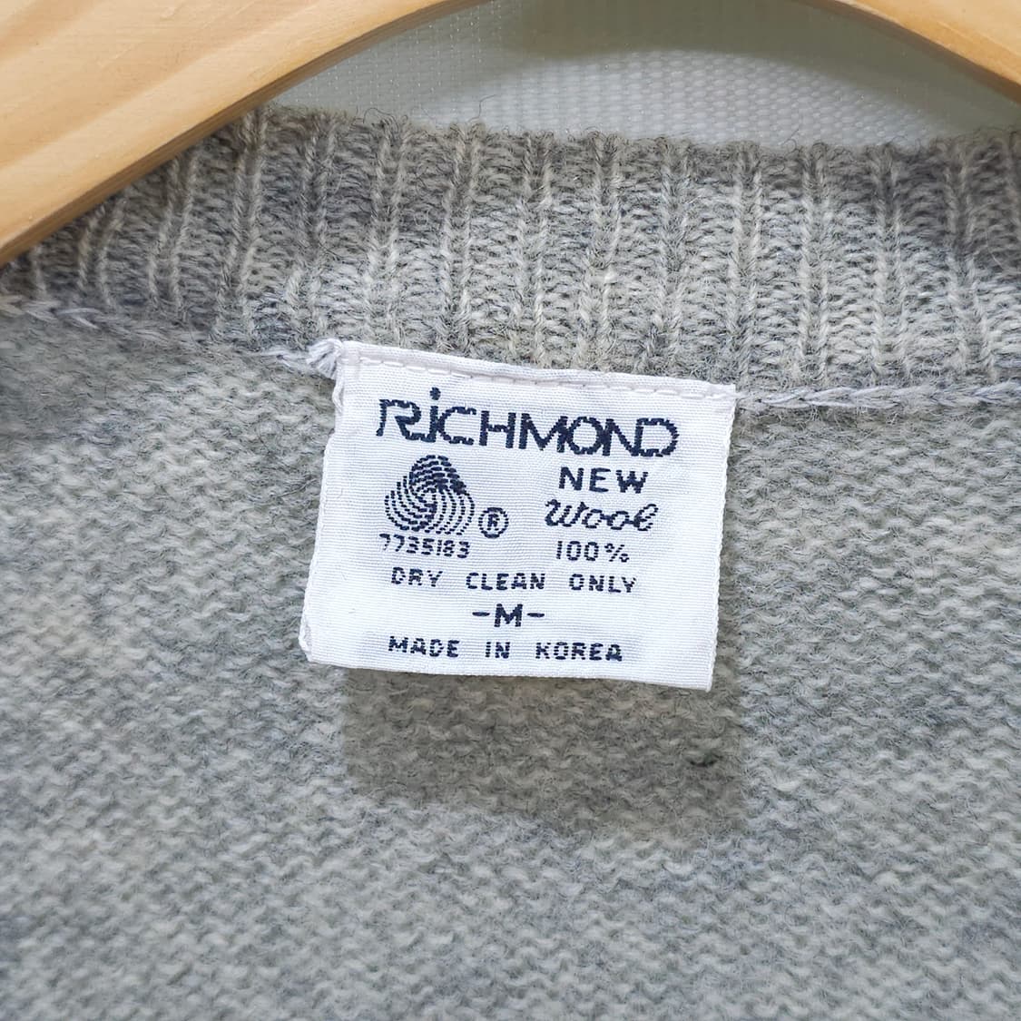 80-90s RICHMOND 빈티지 니트 베스트- M 상품이미지6