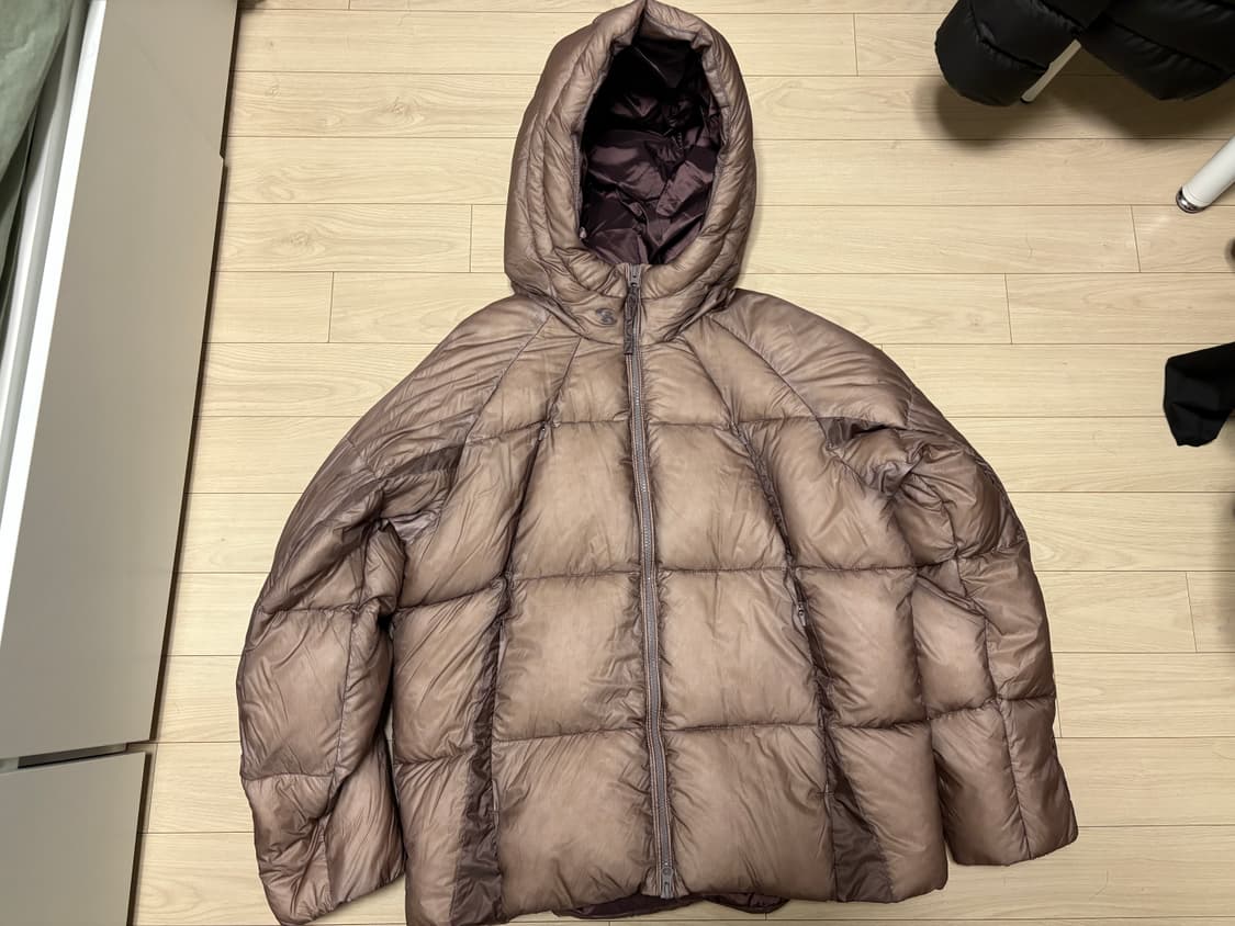 산산기어 셰이드 푸퍼 자켓 애쉬핑크 2사이즈 상품이미지1