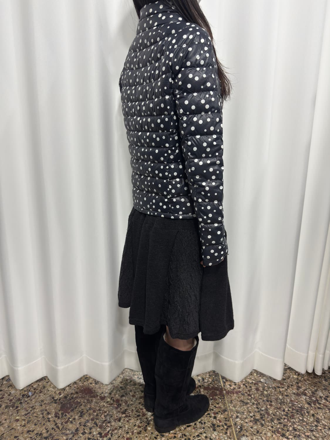 uniqlo dot padding 상품이미지5