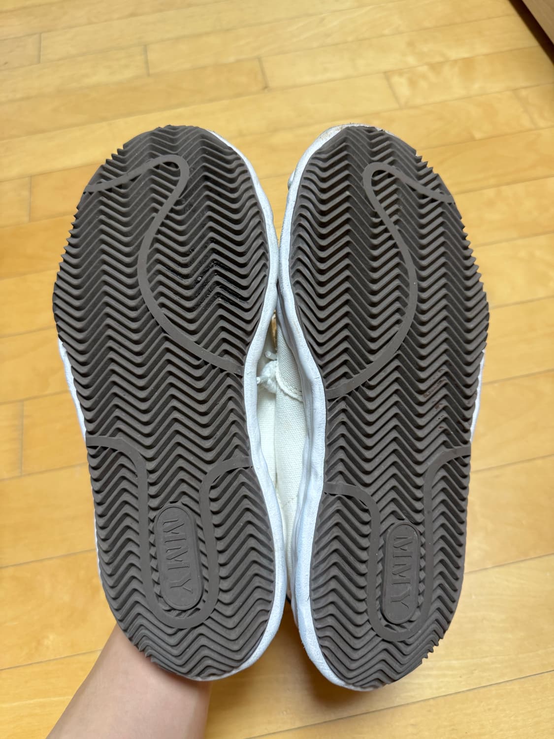 [40] 미하라 야스히로 블레이키 캔버스 로우 탑 화이트 상품이미지5