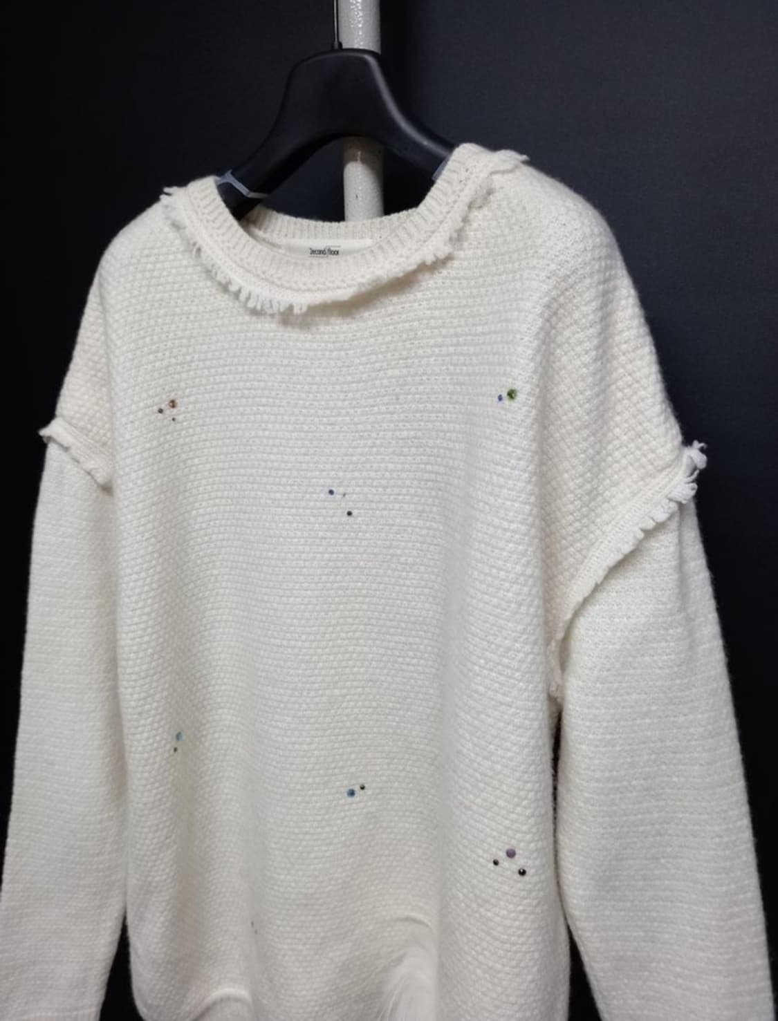 세컨플로어 춘추동 루즈핏 니트 스웨터 66 상품이미지4