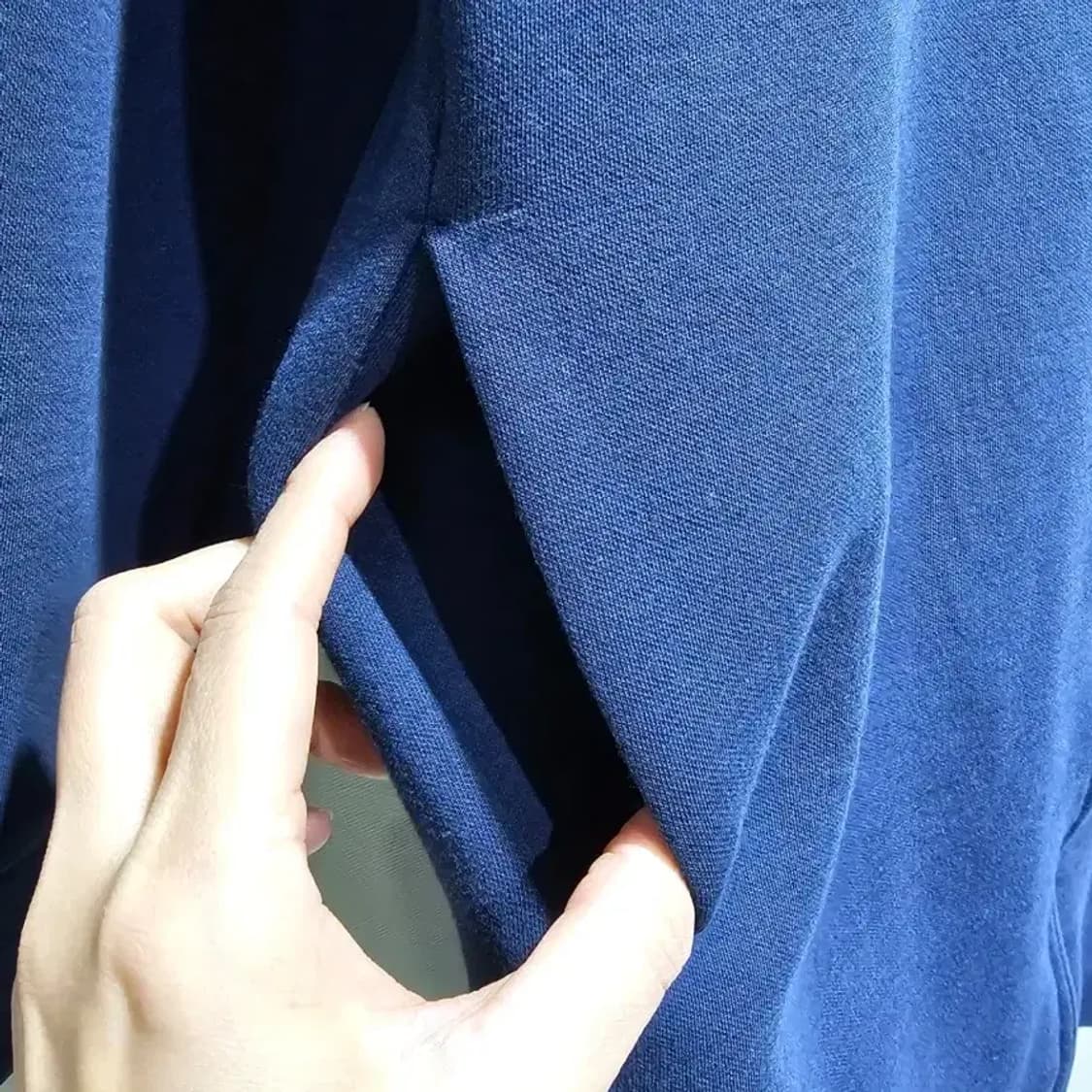 구호 남색 집업 가디건 ~66 상품이미지10