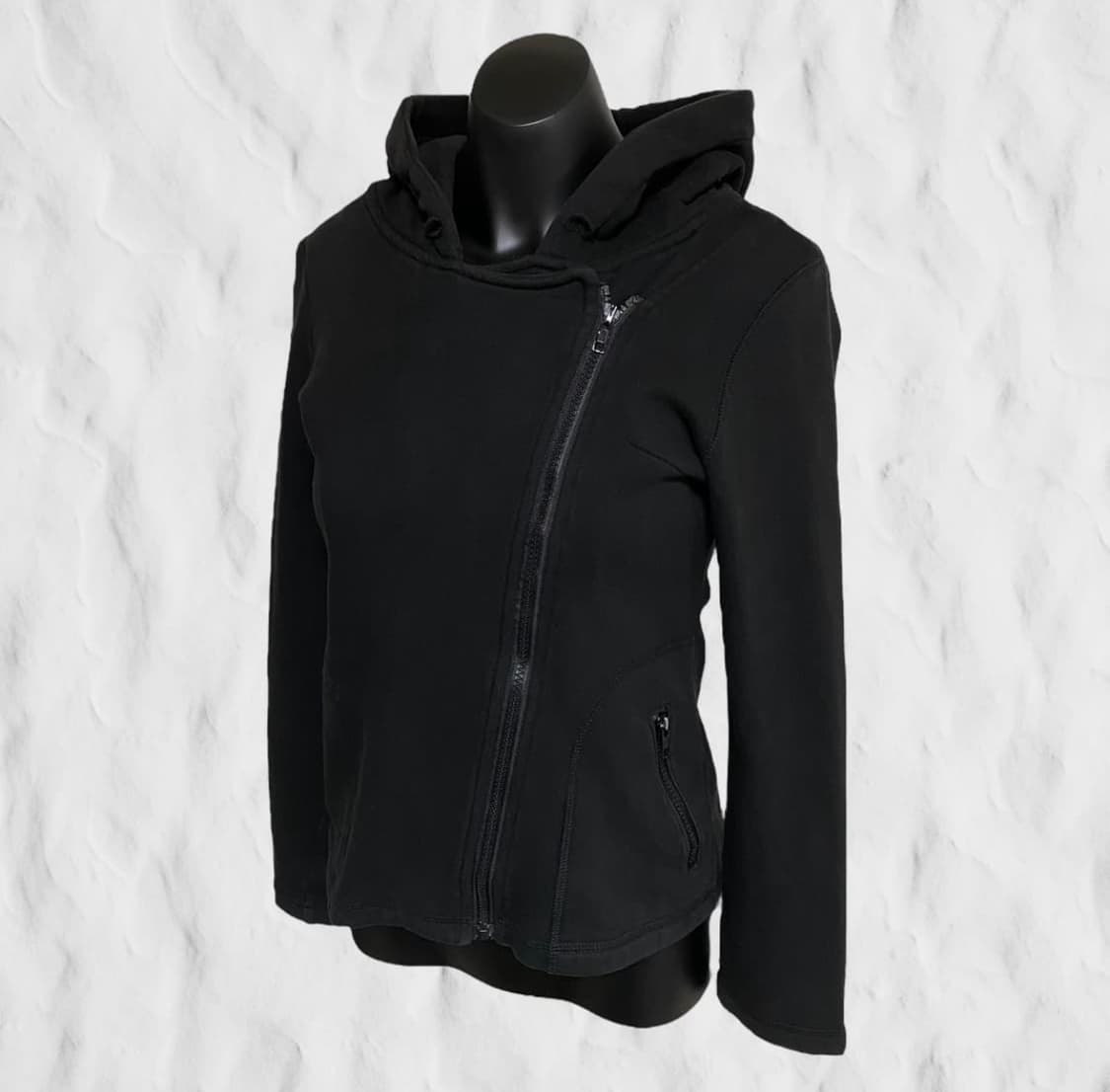 Double Standard사선집업 후드 상품이미지2