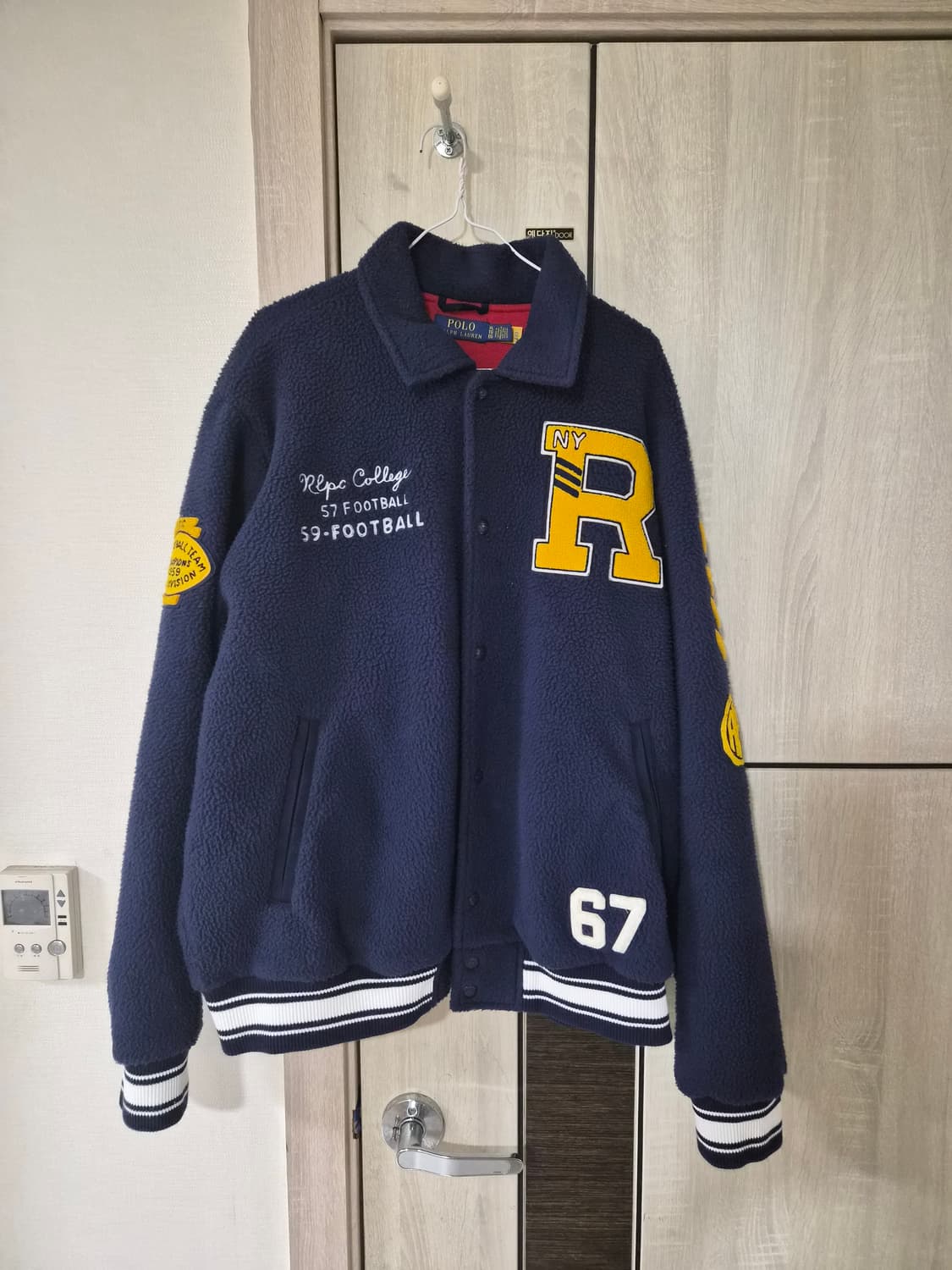 폴로 플리스 바시티 자켓 xl 상품이미지1