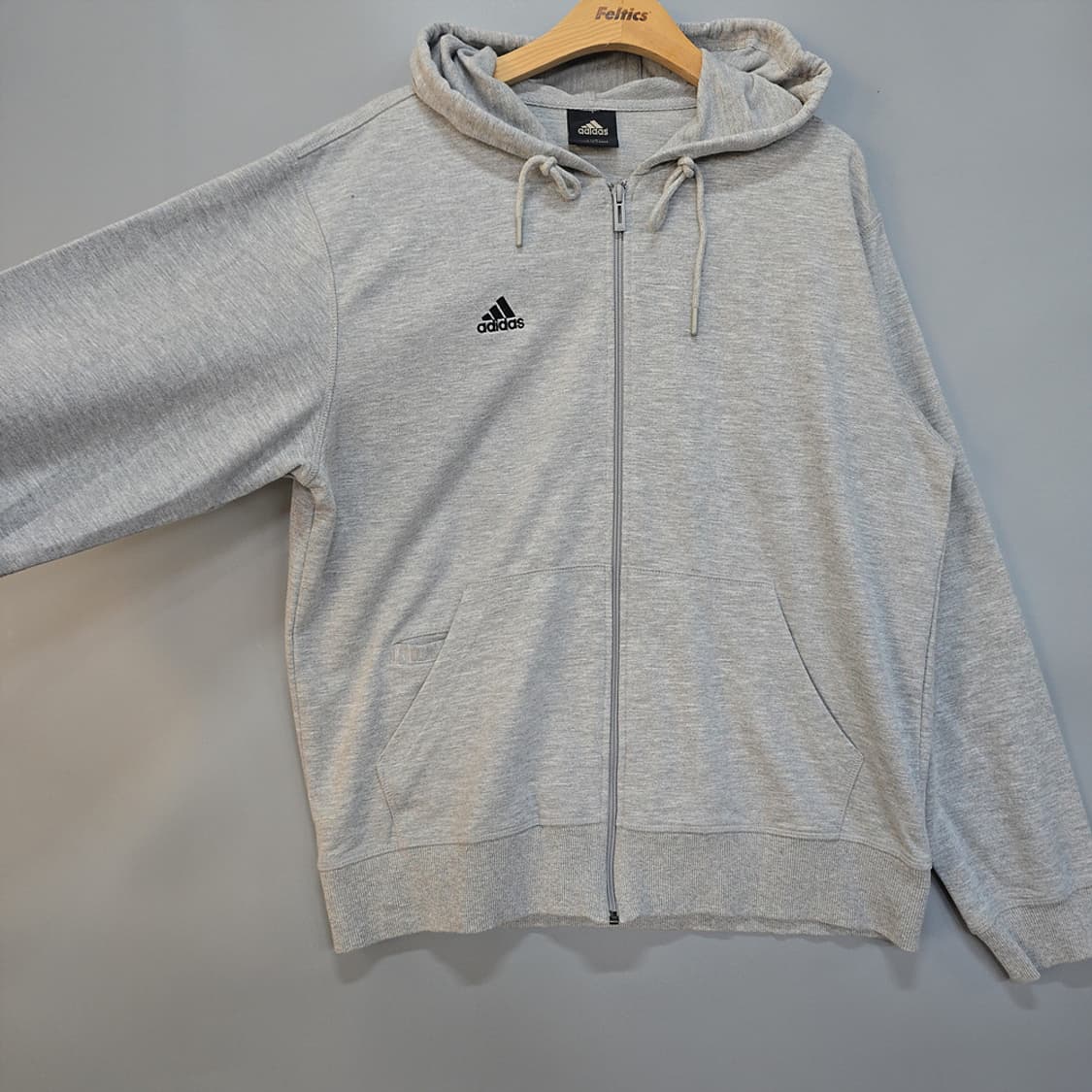 아디다스(adidas) 바스켓볼 후드집업 그레이 110 상품이미지2