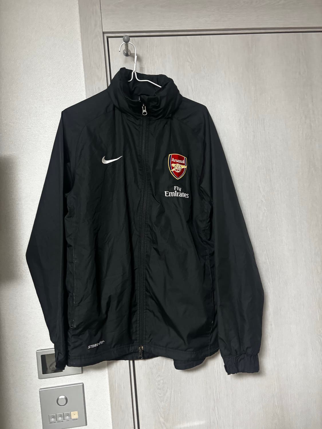 나이키 블랙 아스널 아스날 12-13시즌 우븐 바람막이 상품이미지1