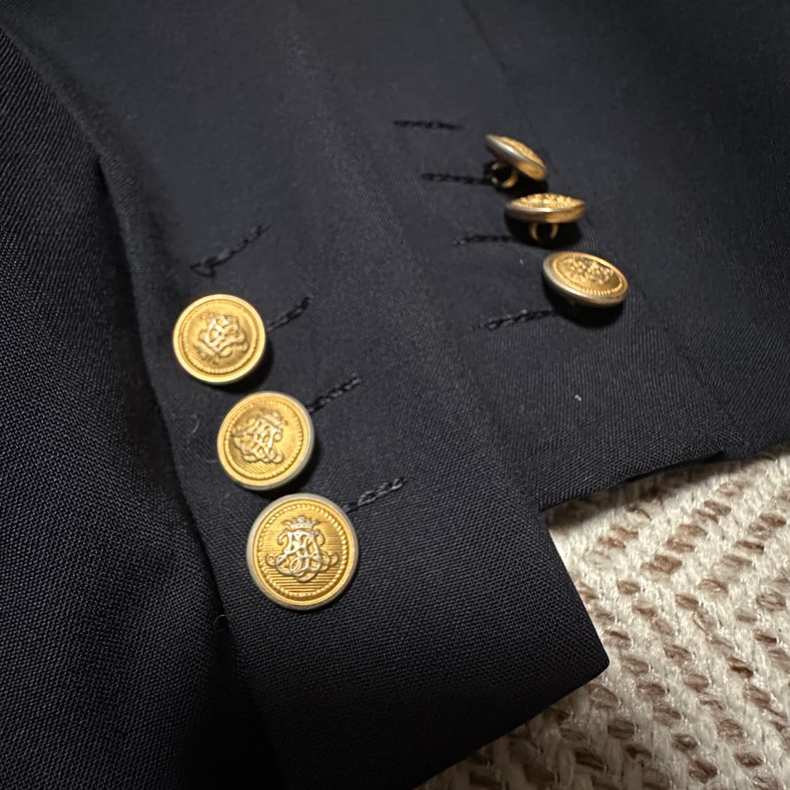 KENT japan made gold button blazer 상품이미지3