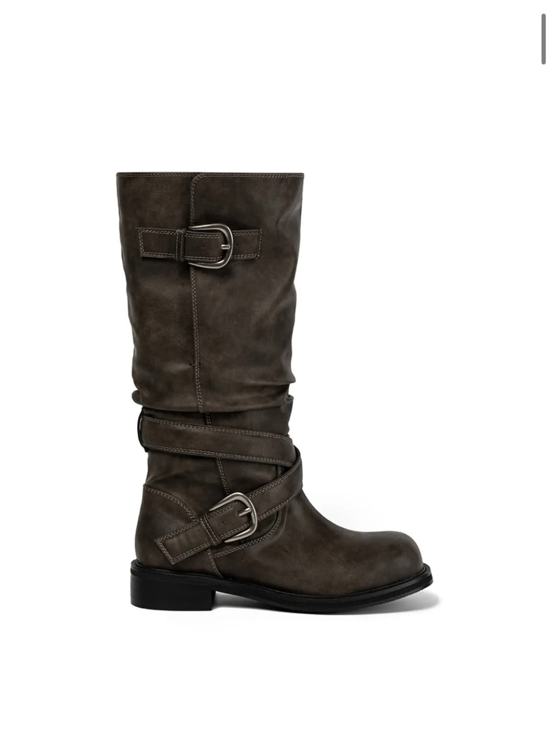 기호 레이븐 폴더블 버클 부츠 그레이 235 상품이미지1